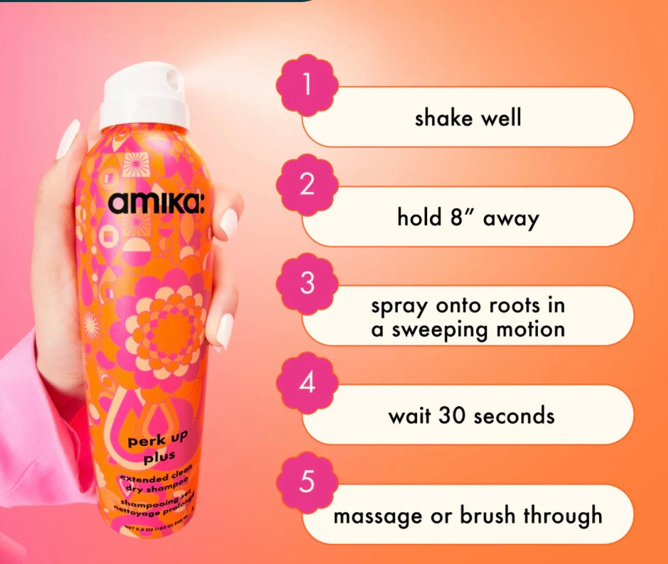 Amika Perk Up Plus Extended Clean Dry Shampoo