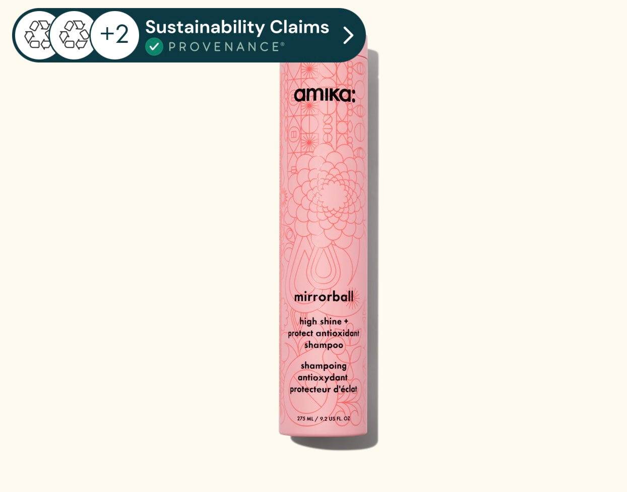 Amika Mirrorball High Shine+ Protect Antioxidant Shampoo
