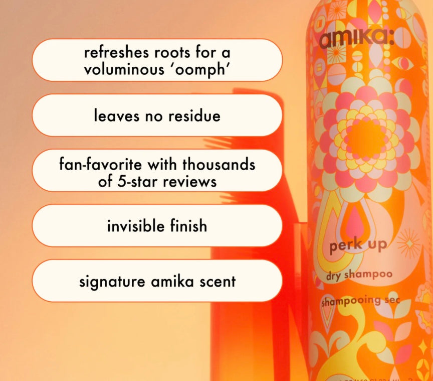 Amika Perk Up Plus Talc-free Dry Shampoo