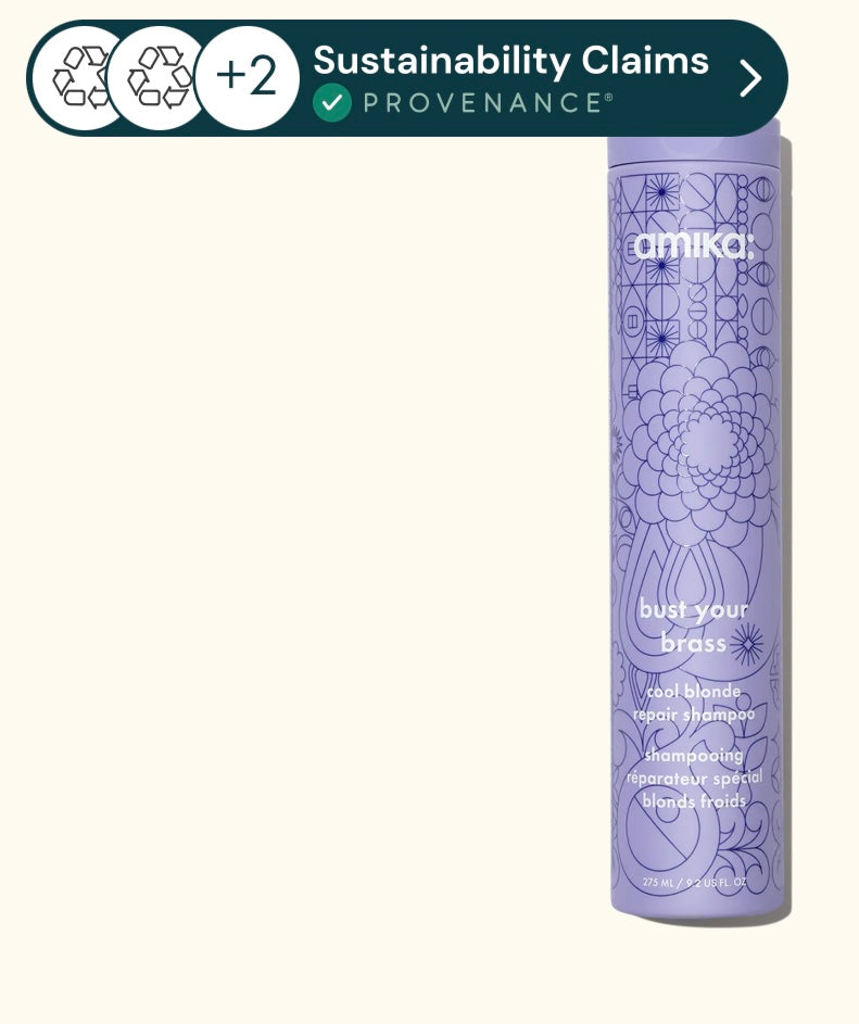 Amika Bust Your Brass Cool Blonde Repair Shampoo