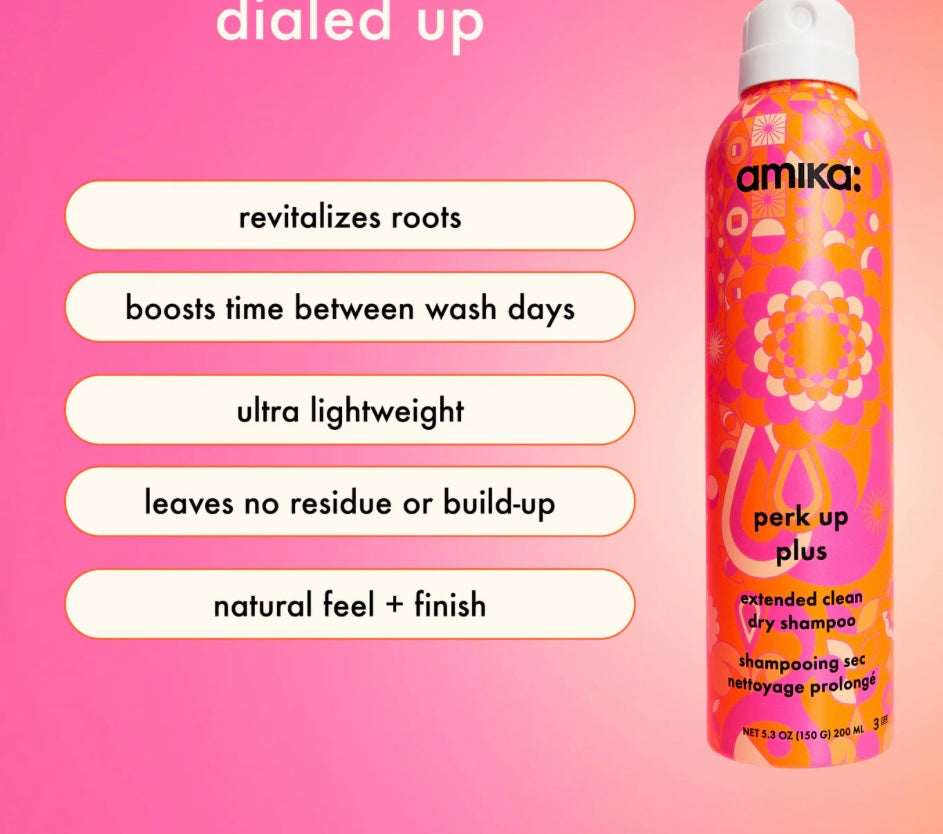 Amika Perk Up Plus Extended Clean Dry Shampoo