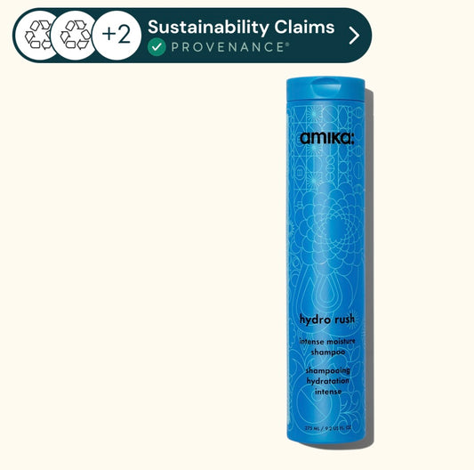 Amika Hydro Rush Intense Moisture Shampoo for Dry Hair
